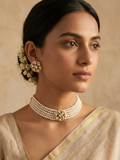 Exclusive Pearl Beaded Choker Set