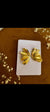 Gold Butterfly Stylish Earrings