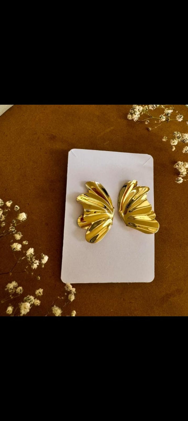 Gold Butterfly Stylish Earrings