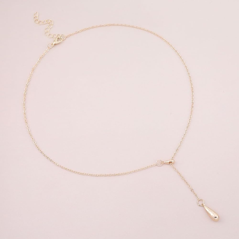 Anti-Tarnish Water Drop Pendant