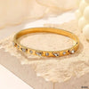 Cubic Zirconia 18k Gold Plated Anti-Tarnish Bracelet