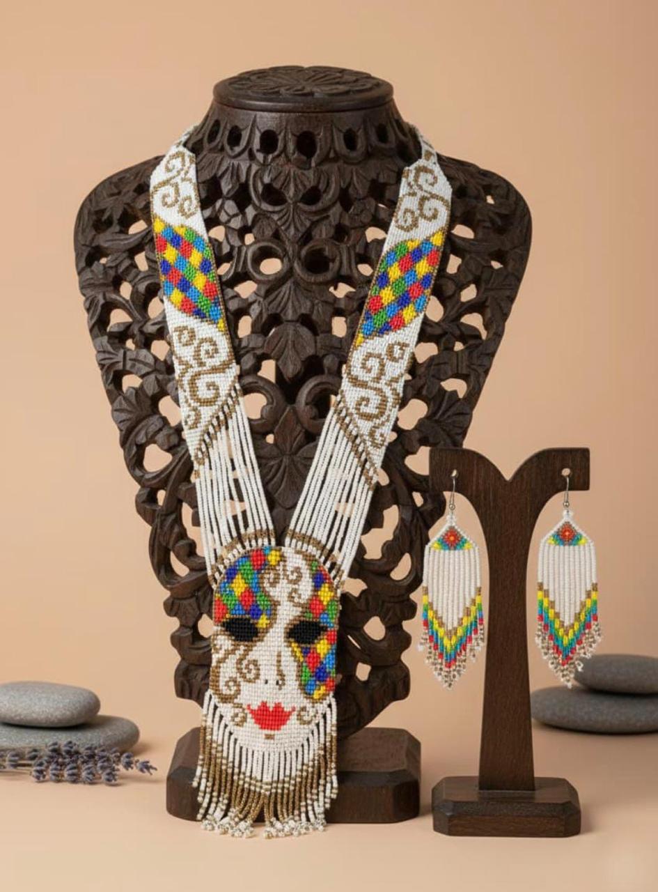White Beads Handmade Necklace