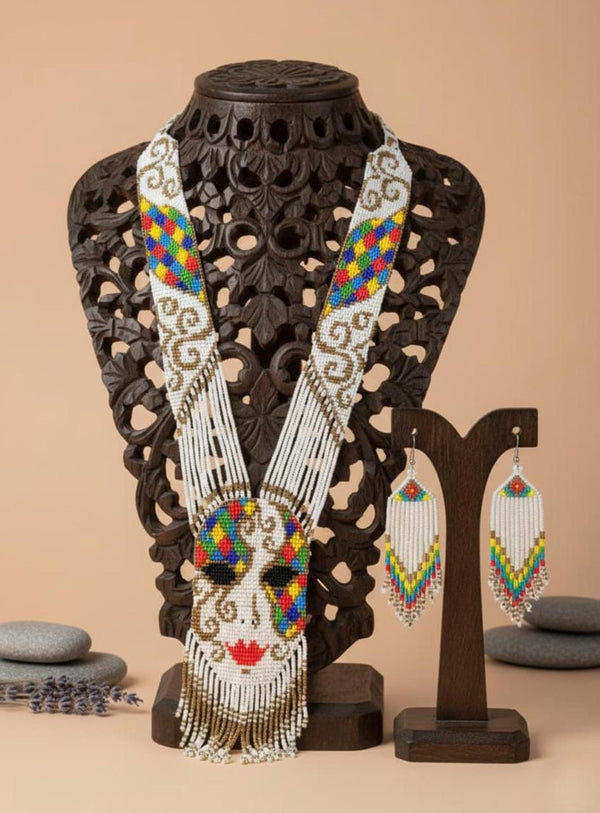 White Beads Handmade Necklace