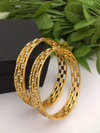 Gold Plated AD Stone Daily Wear Fancy Bangles