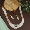 Multilayered Beads mala with Pearl