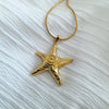 Anti-Tarnish Star Fish Pendant Chain