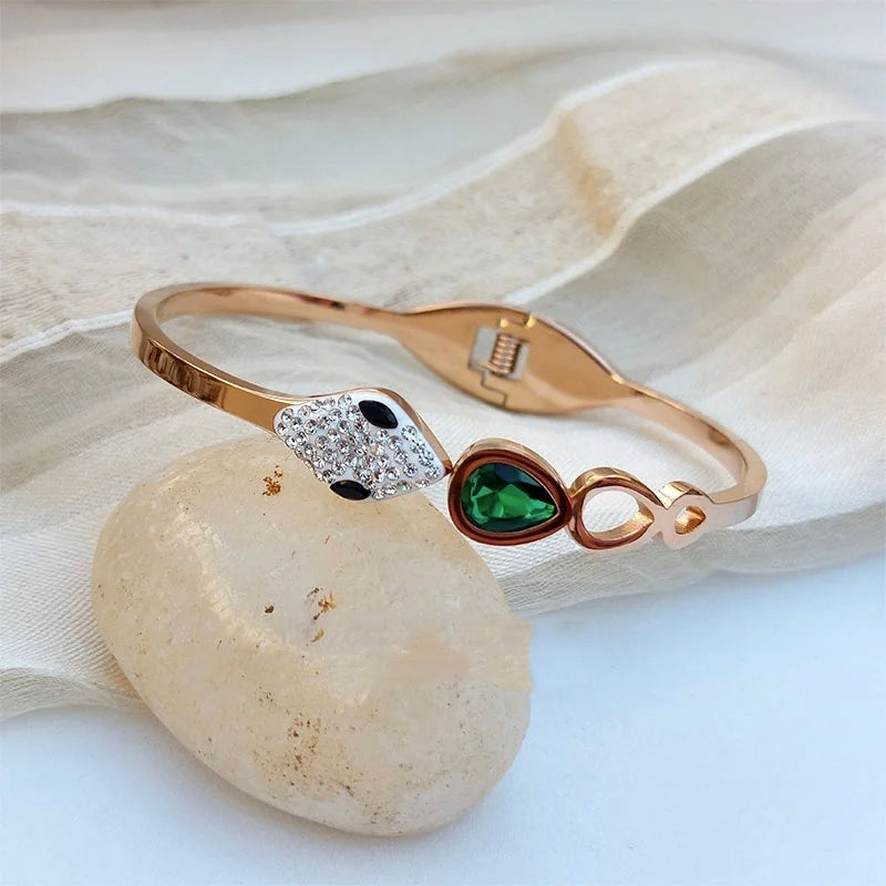 Anti-Tarnish Snake Design Bracelet
