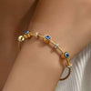 Anti-Tarnish Evil Eye Bracelet