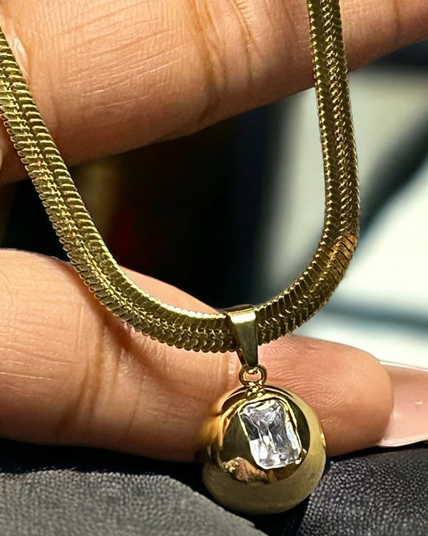 Golden Ball Pendant