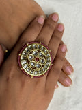 Kundan Elegance Chandrika Ring