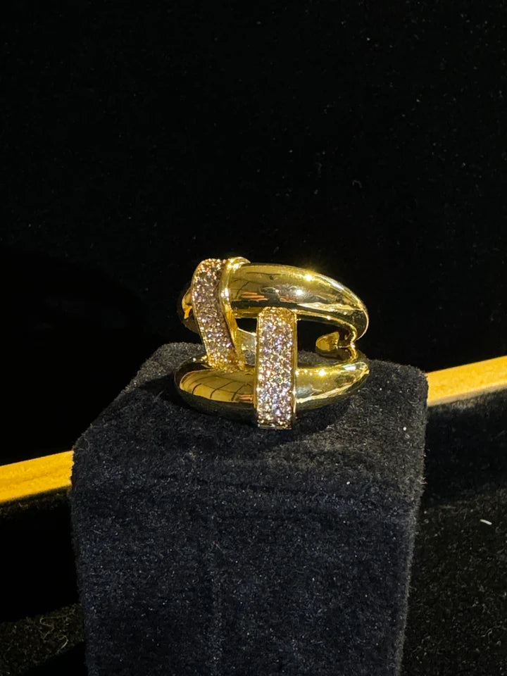 Princess Shape Natural Diamond Ring