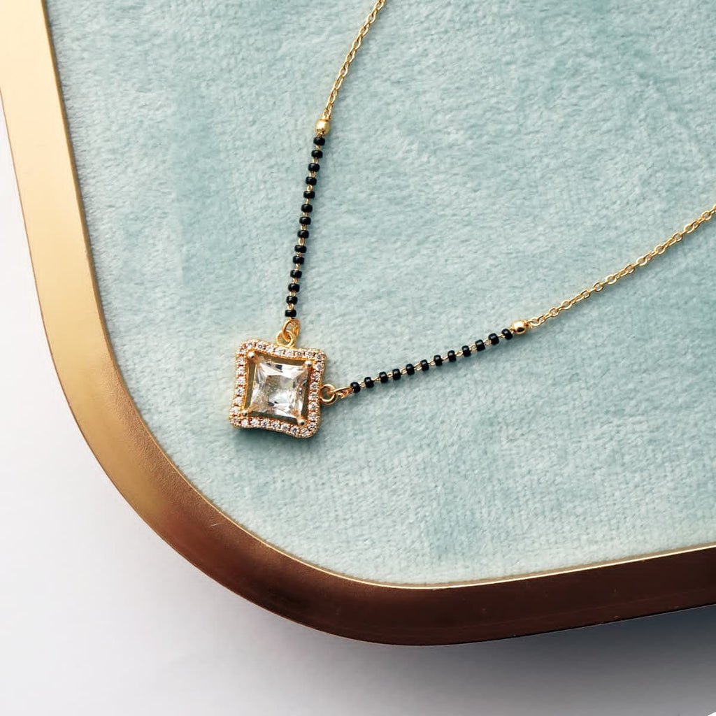 Beautiful And Charming Diamond Mangalsutra