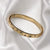 Meraki Crystal Gold Plated Bracelet
