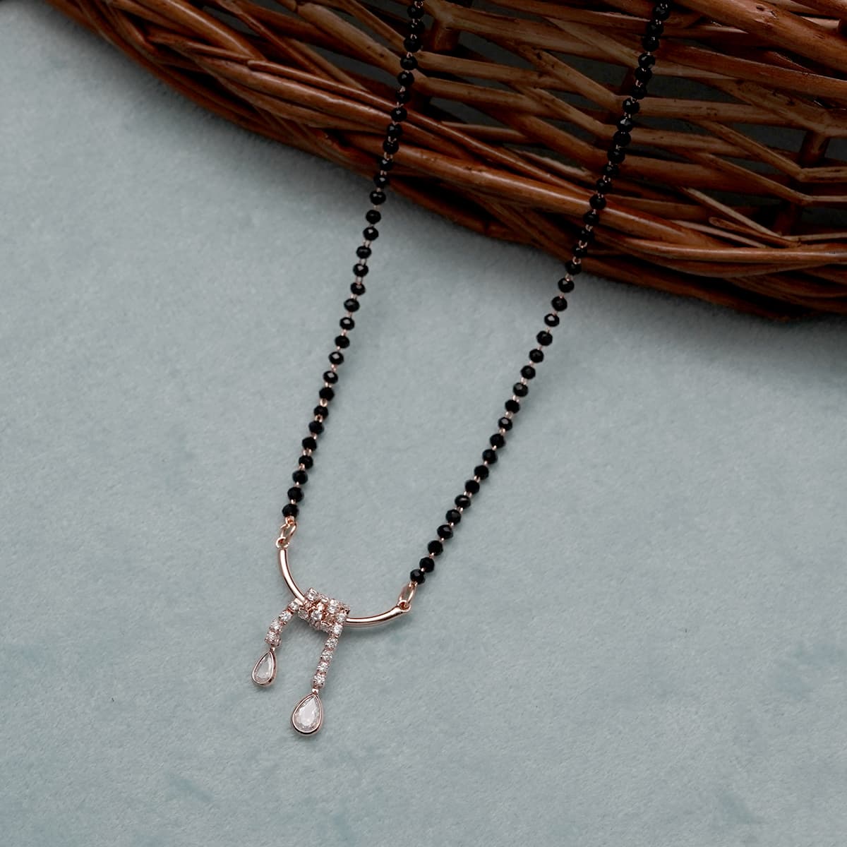 Elegant CZ Diamond Mangalsutra