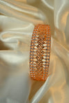 Rose Gold Plated Diamond Studded Bracelet