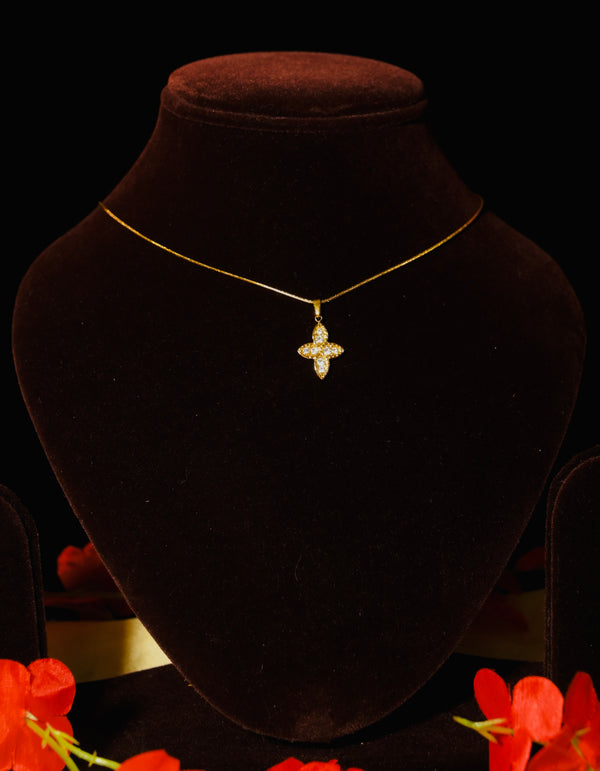 Gold Toned Sterling Pendant