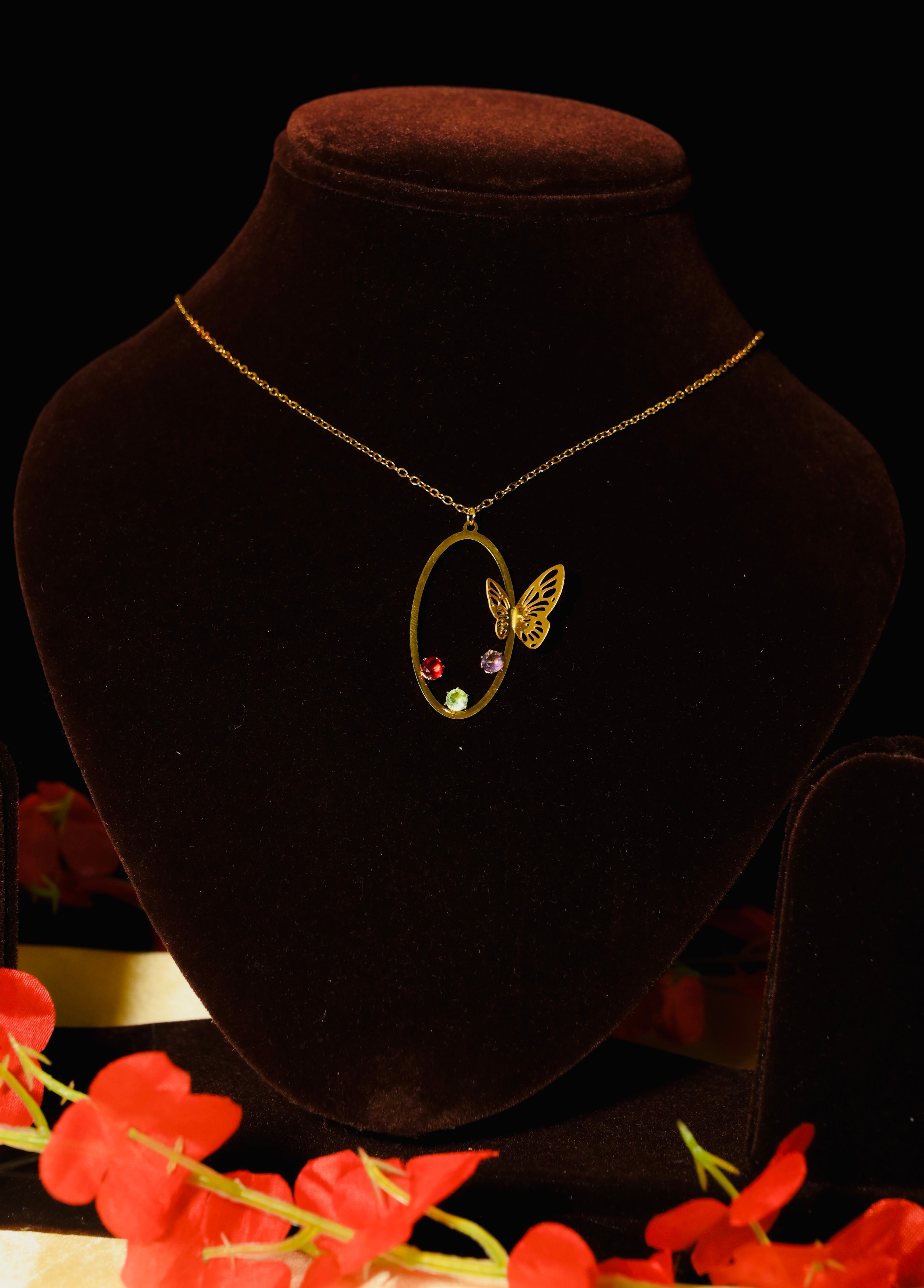 New Arrival Stainless Steel Butterfly Necklace