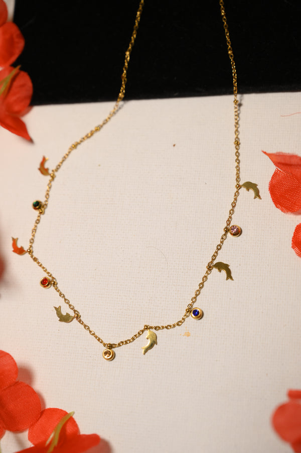 Dolphin Multicolor Necklace