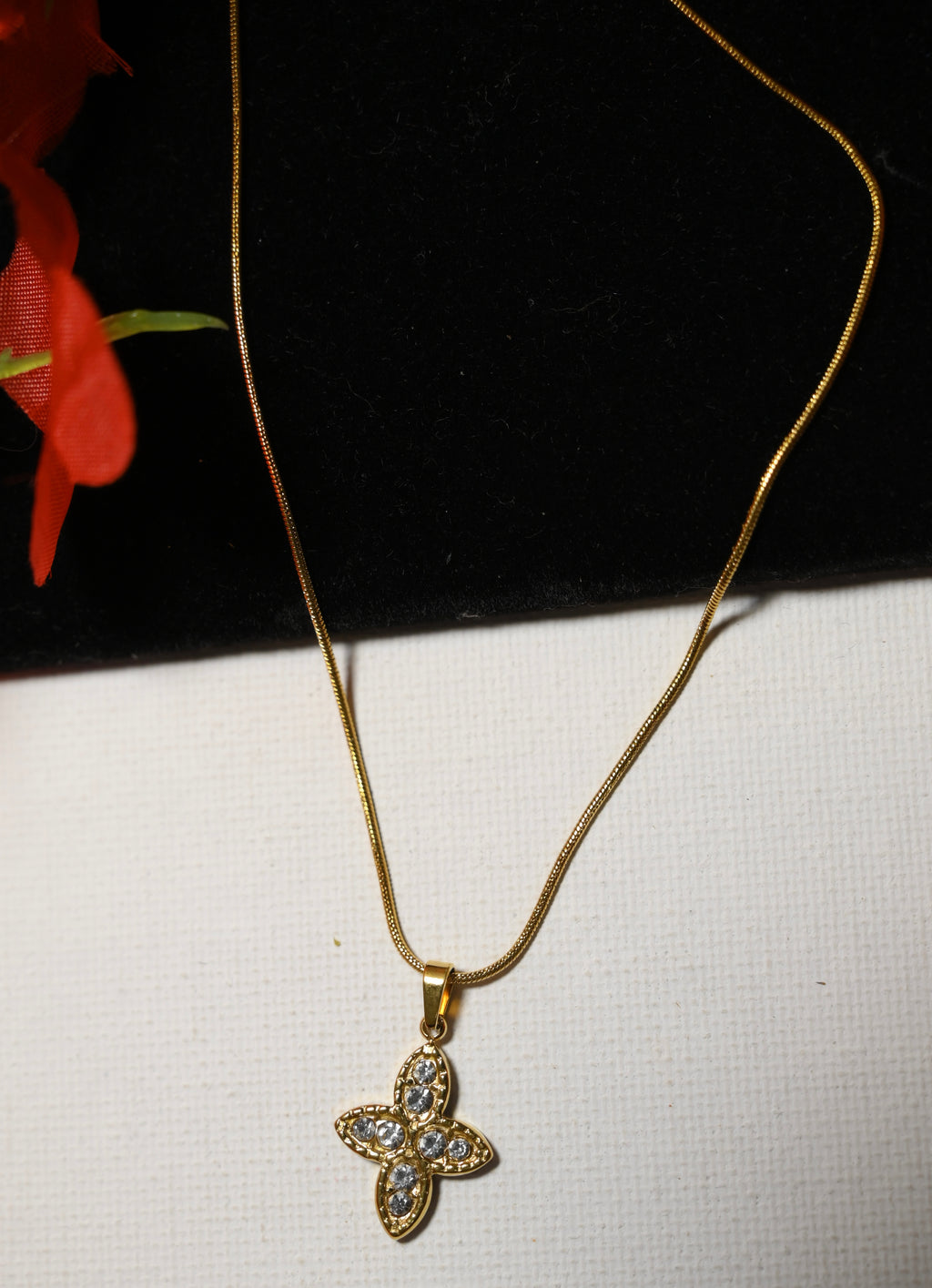 Gold Toned Sterling Pendant
