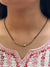Buy Meraki Rose Gold Diamond Studded Mangalsutra