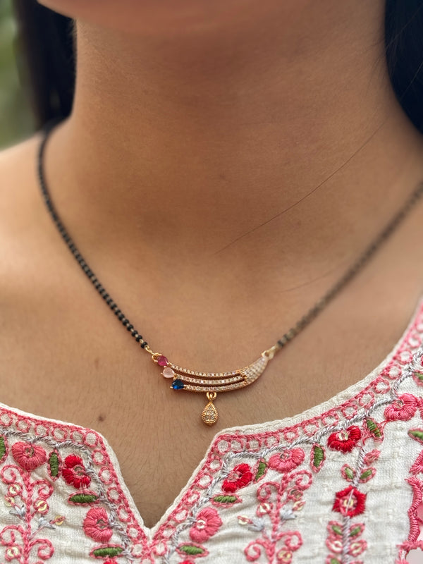 Stylish American Stone Mangalsutra