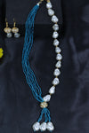 Beads And Pearls Diamond Studded Mala