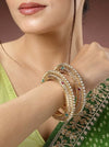 Stylish Bangles With Multicolor Stones