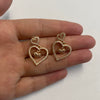 Rose Gold Plated Heart Shape Earring