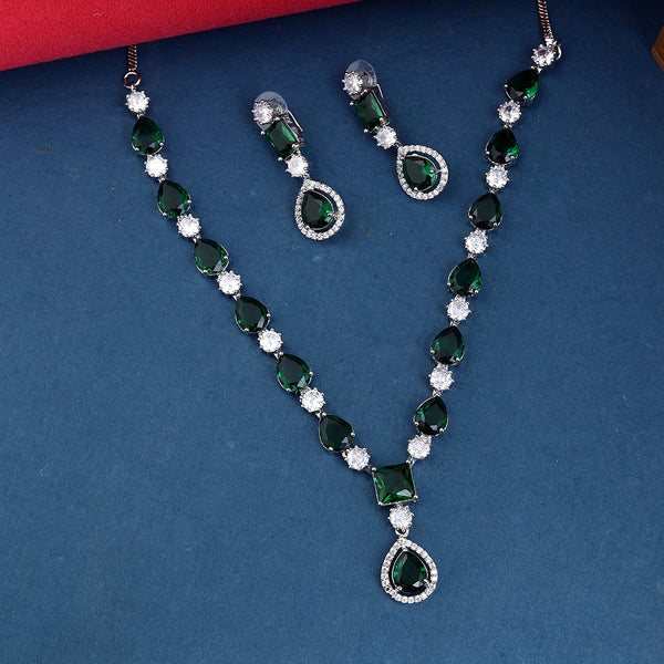 Buy AD Simple Necklace For Women/Girls