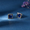 Square Shaped Stone Studded Earring