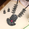 Traditional Oxidized Black Silver Necklace Set