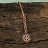 Antique Rose Gold Floral Design Mang Tikka