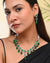 Stylish Green Stone Necklace Set