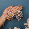 Kundan Multicolor Pearl Dangle Handcrafted Ethnic Earrings