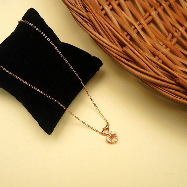 Pendant Set with Heart-cut Diamonds