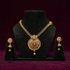 Pearl and Gold Finish Necklace Set
