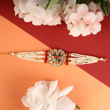 Gold Plated Beads Bracelet
