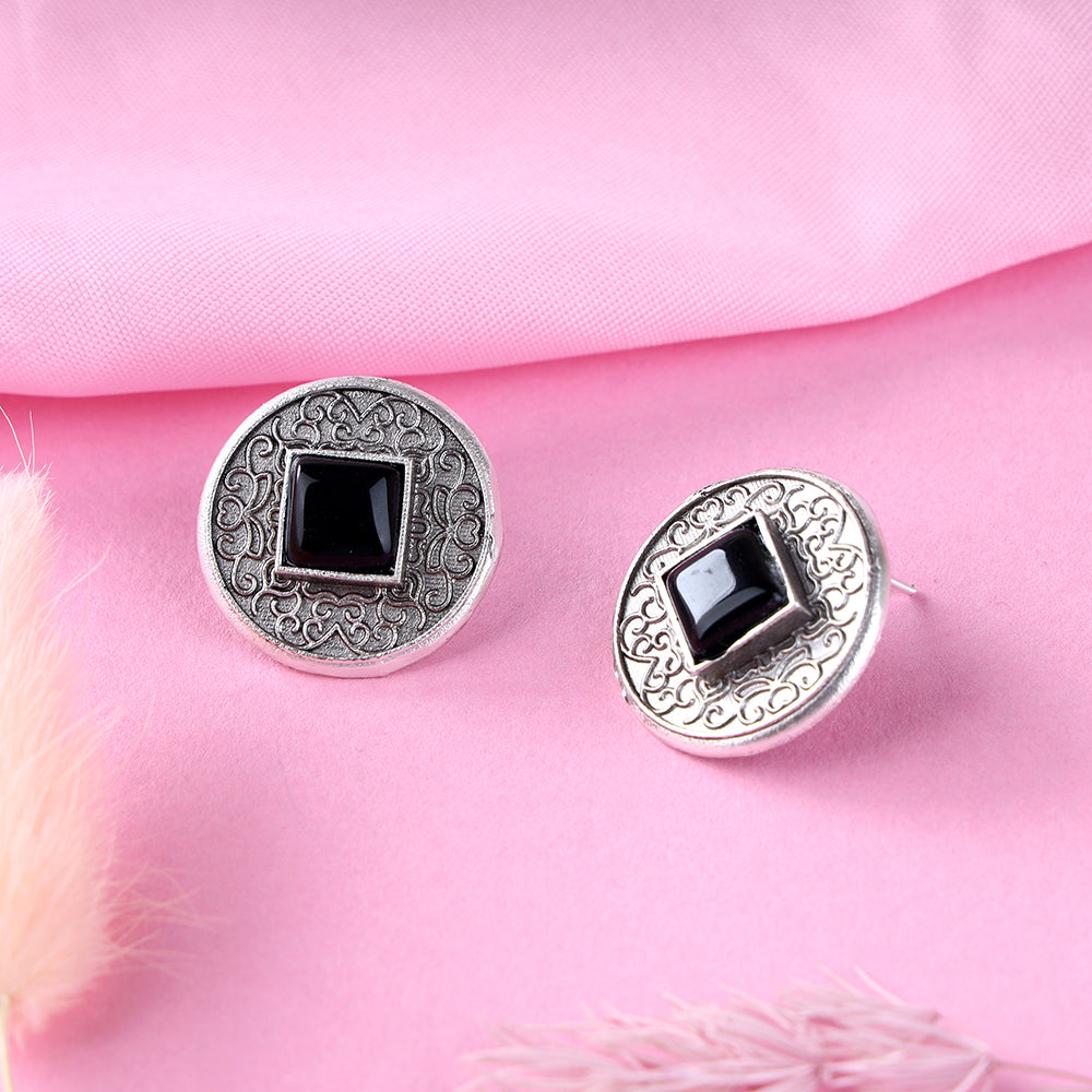 Antique Silver Earring