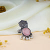 Durga Monalisa Stone Adjustable Oxidized Ring