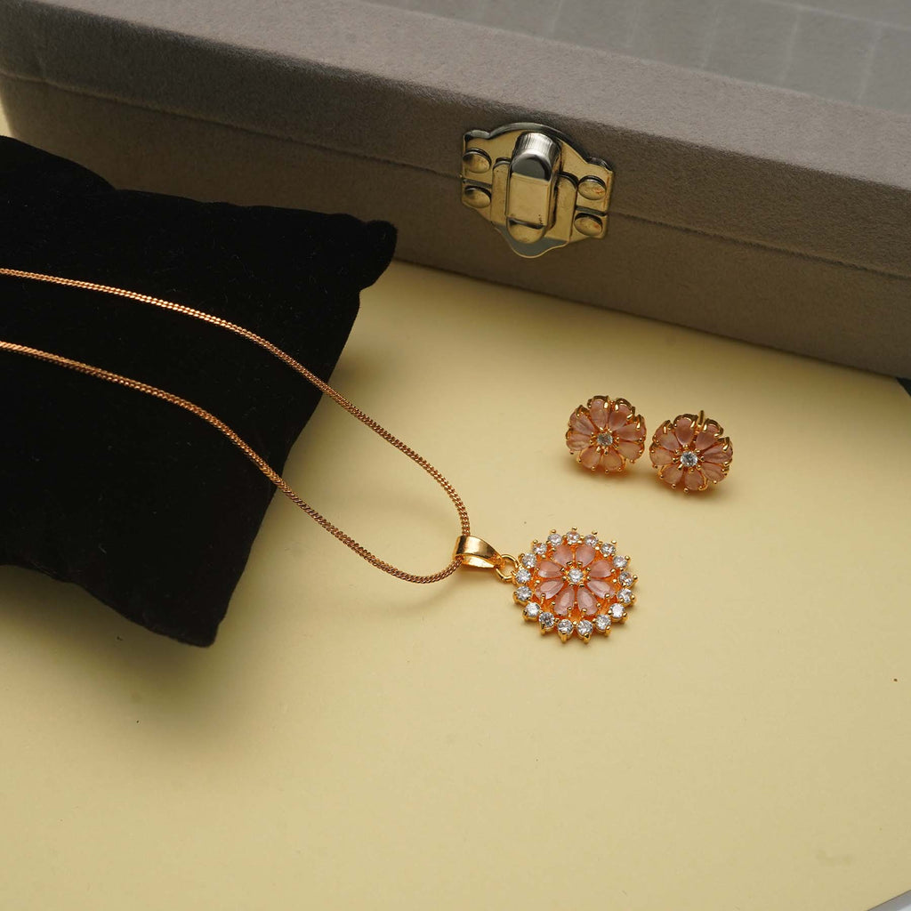 AD Flower Pendant Set
