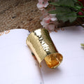 Gold Plated Slip-on Cuff Bracelet