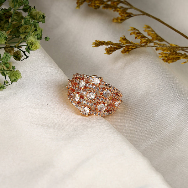 Gold Plated Cocktail Ring