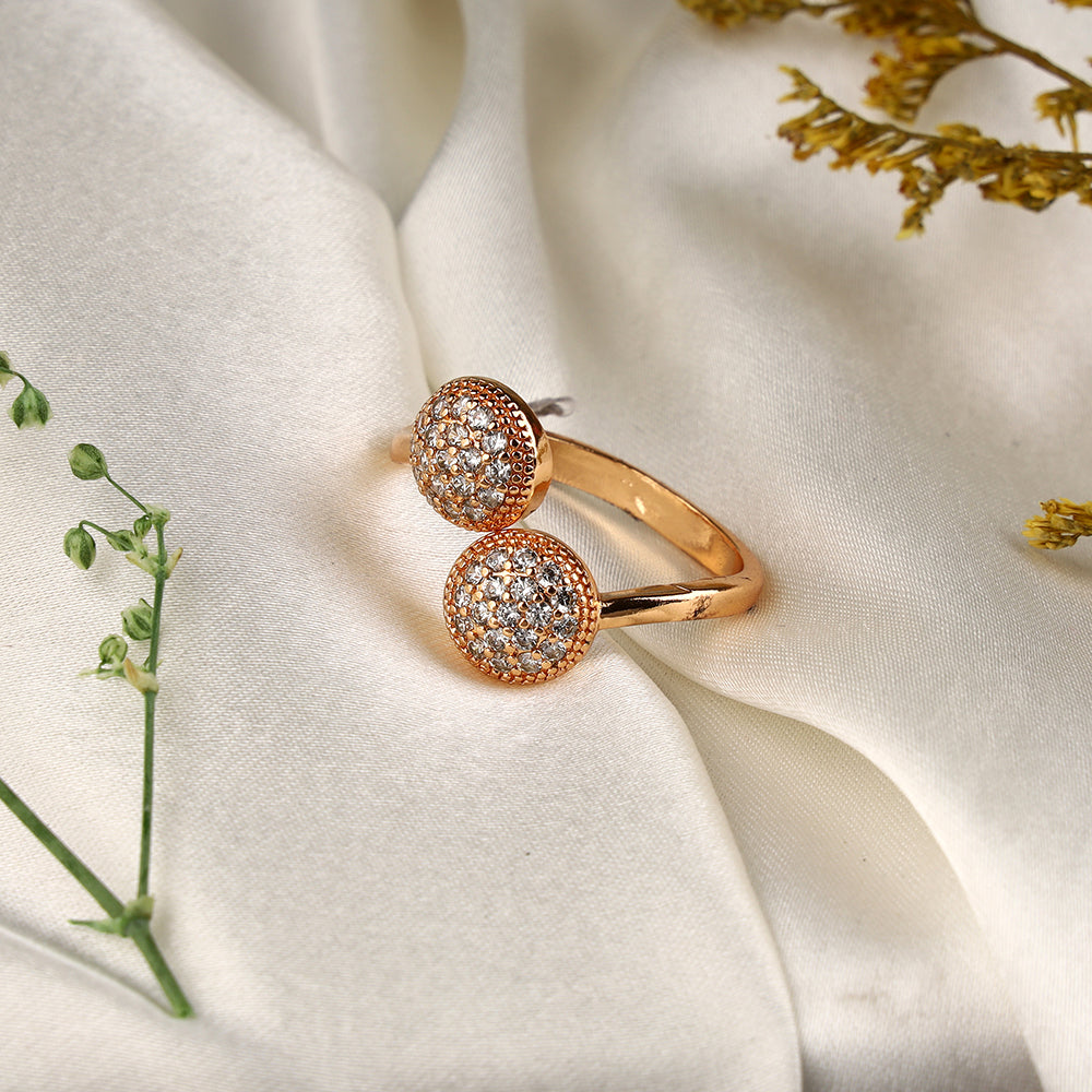 Square Shaped American Diamond Ring