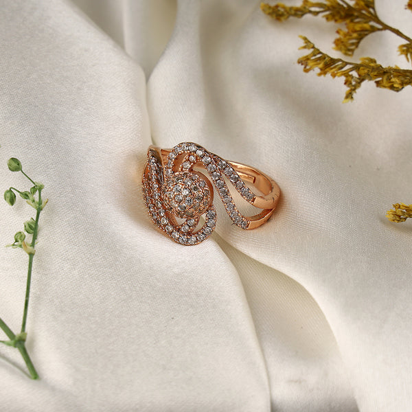 Round Shape Natural Diamond Ring