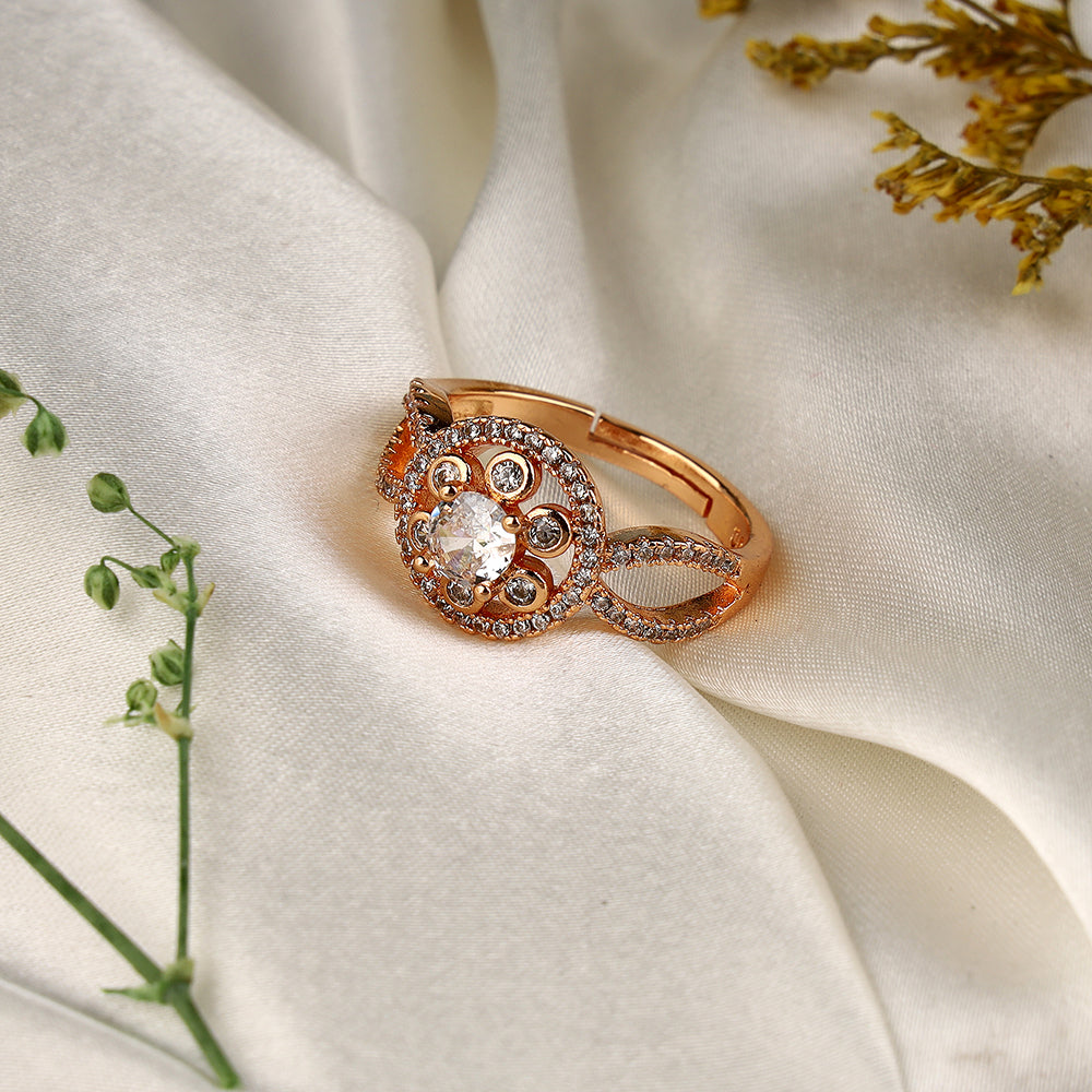 Adorable Diamond Round Cut Ring