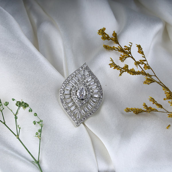 Leaf Style Diamond Ring