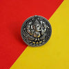 Ganesa Print Oxidized Ring