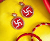 Handmade Swastik Earrings