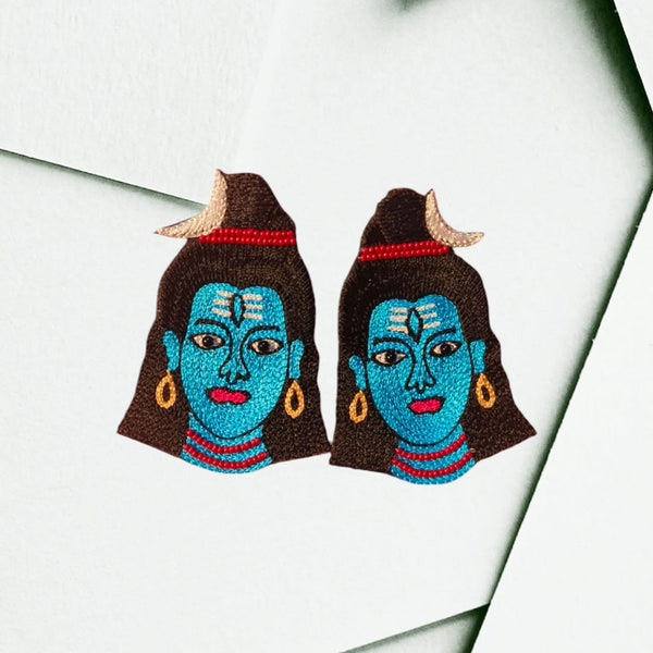 Lord Shiva Handmade Earrings
