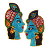Colorful Beaded Krishna Earrings